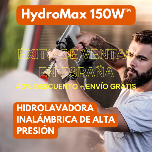 HydroMax 150W™: Hidrolavadora Portátil de Alta Potencia