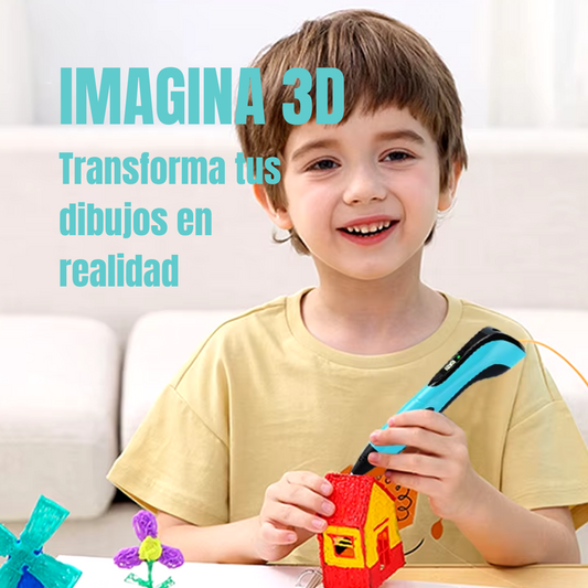 Imagina 3D: El lápiz que transforma ideas en creaciones reales.