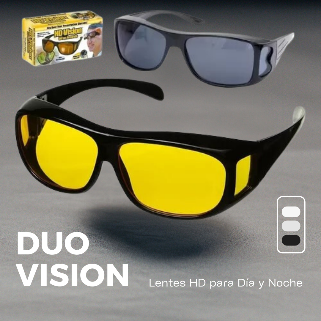 DuoVision™: 2x1 Lentes HD para Día y Noche