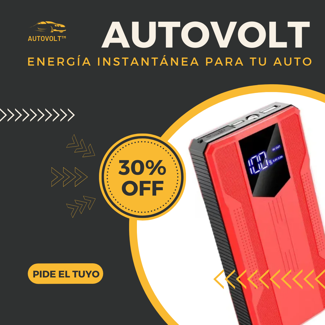 AutoVolt™ - Energía Instantánea para tu Auto