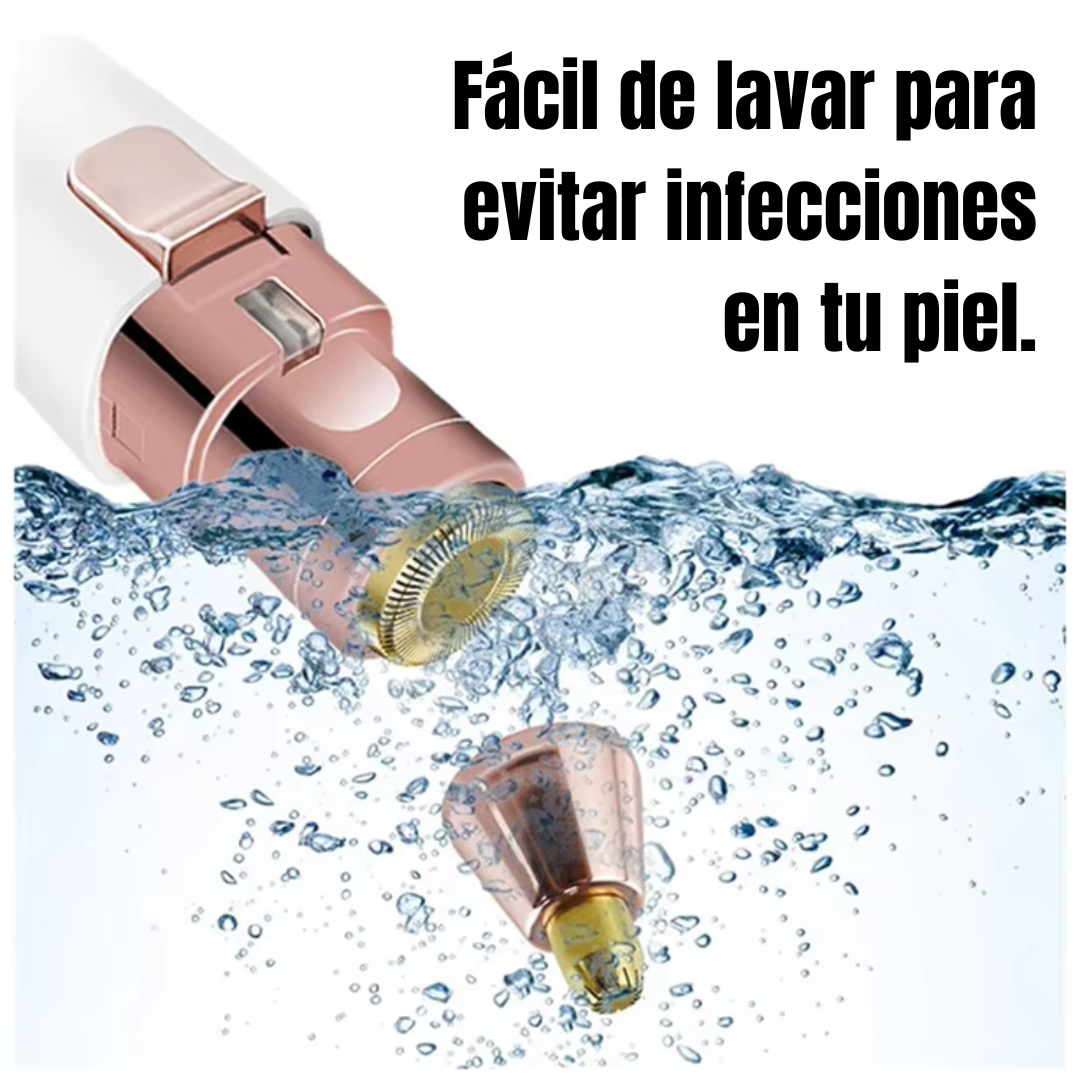 FacialSilk™ 2 en 1 – Piel suave y sin vellos