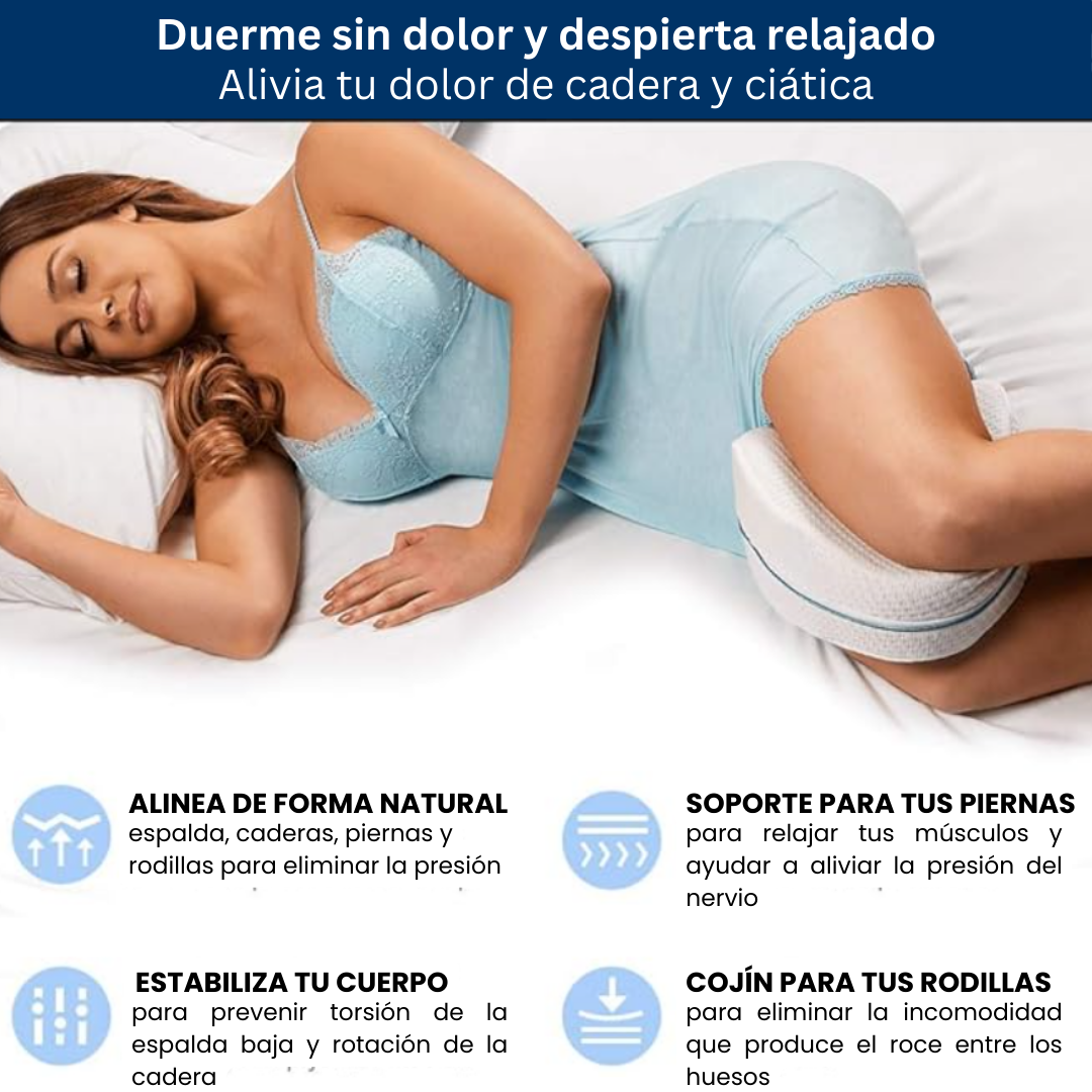 Almohada Ortopédica para Piernas: DescansoPerfecto™️